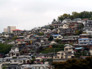 長崎の街並み,坂の街,丸山界隈,チンチン電車　の写真